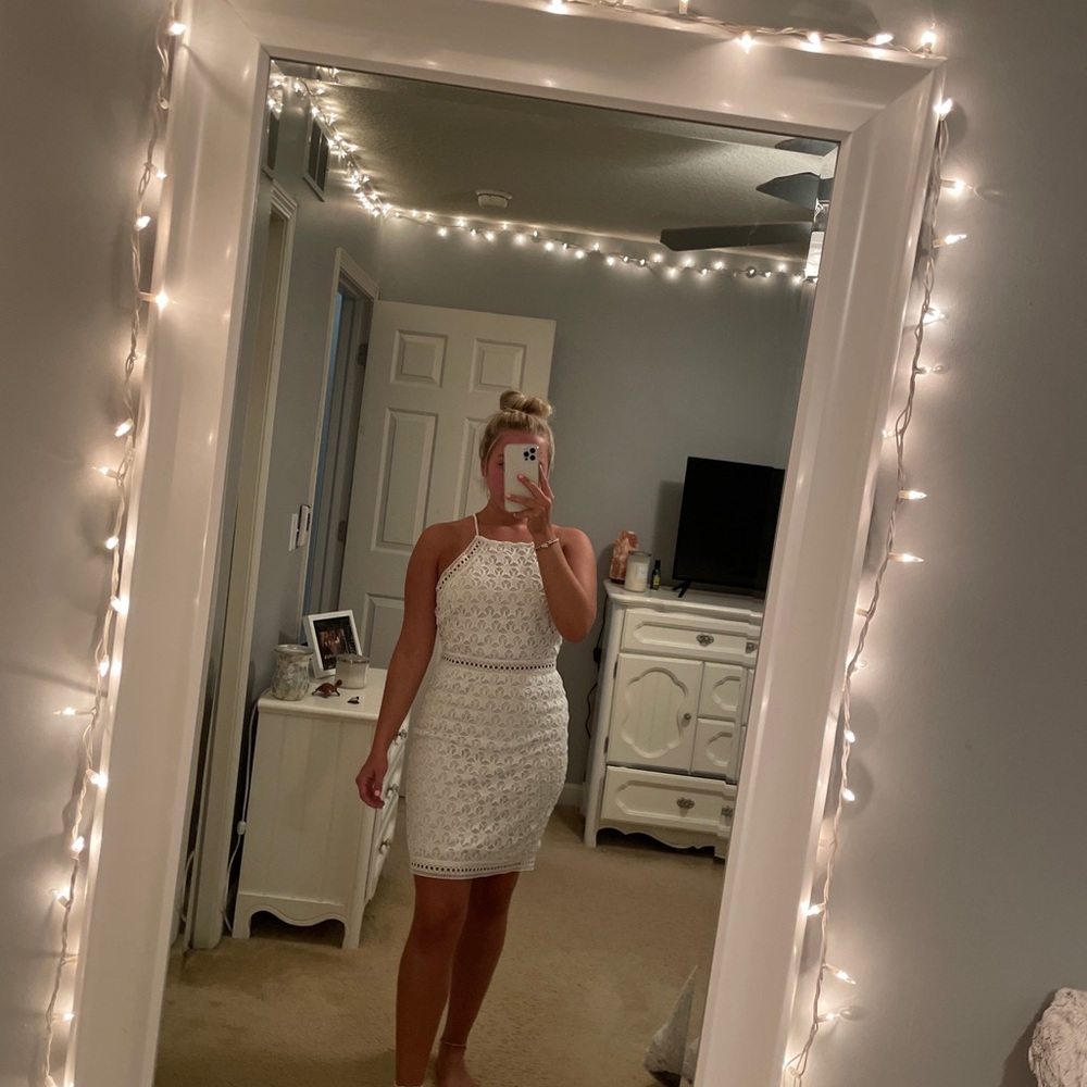Lulus white dress